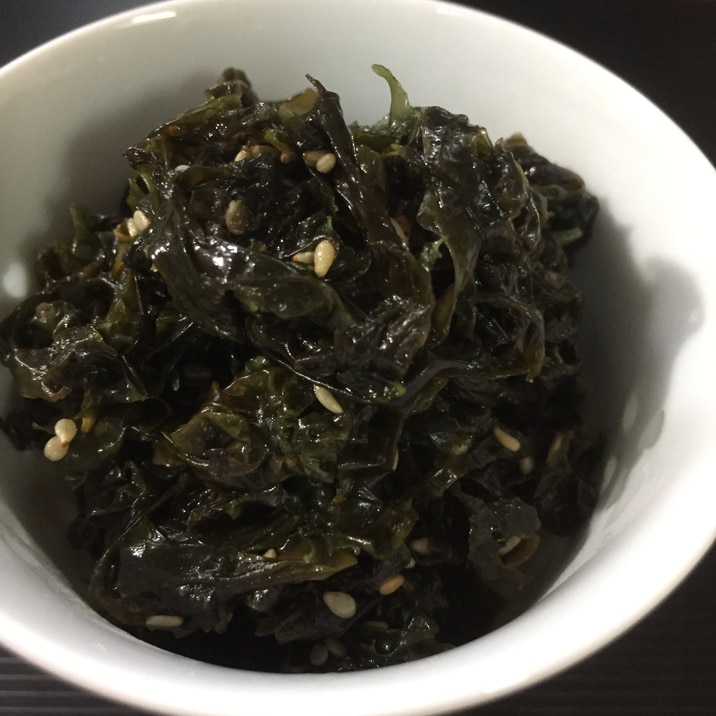 生のり胡麻油炒め